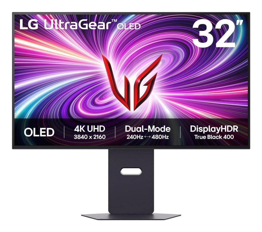 LG 32" UltraGear OLED Monitor 32GS95UV-B, WOLED 4K UHD, 240Hz/480Hz, 0.03ms, FreeSync Premium, nVidia G-Sync, DP, 2x HDMI, USB Hub, Pivot, Zvučnici