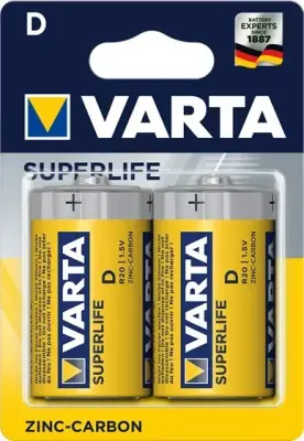 Baterije Varta Super Heavy Duty R20, D, 1,5 2/1