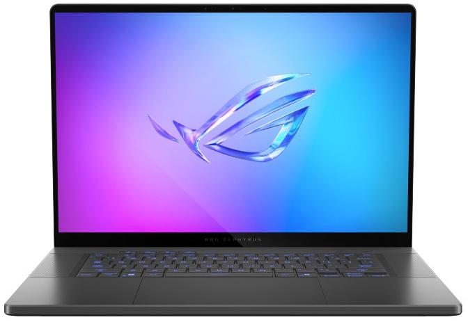 Laptop Asus ROG Zephyrus G16 GU605CW-QR093X, 40.6cm (16") OLED 240Hz 2.5K, Intel Core Ultra 9 285H, 32 GB RAM, 2 TB SSD, NVIDIA GeForce RTX 5080, W11P