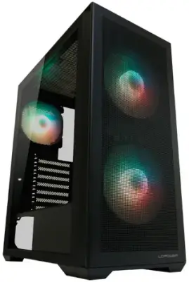 Kućište LC-Power Case Gaming 717BMeshwork_L Dark,2x 140mm fan, 1x 120 mm fan
