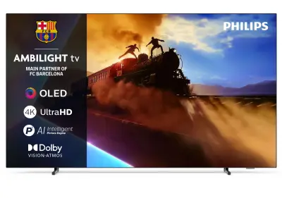 TV PHILIPS 65OLED770, 165.1cm (65"), OLED, UHD 4K 120Hz, Smart TV, Titan OS - Ambilight