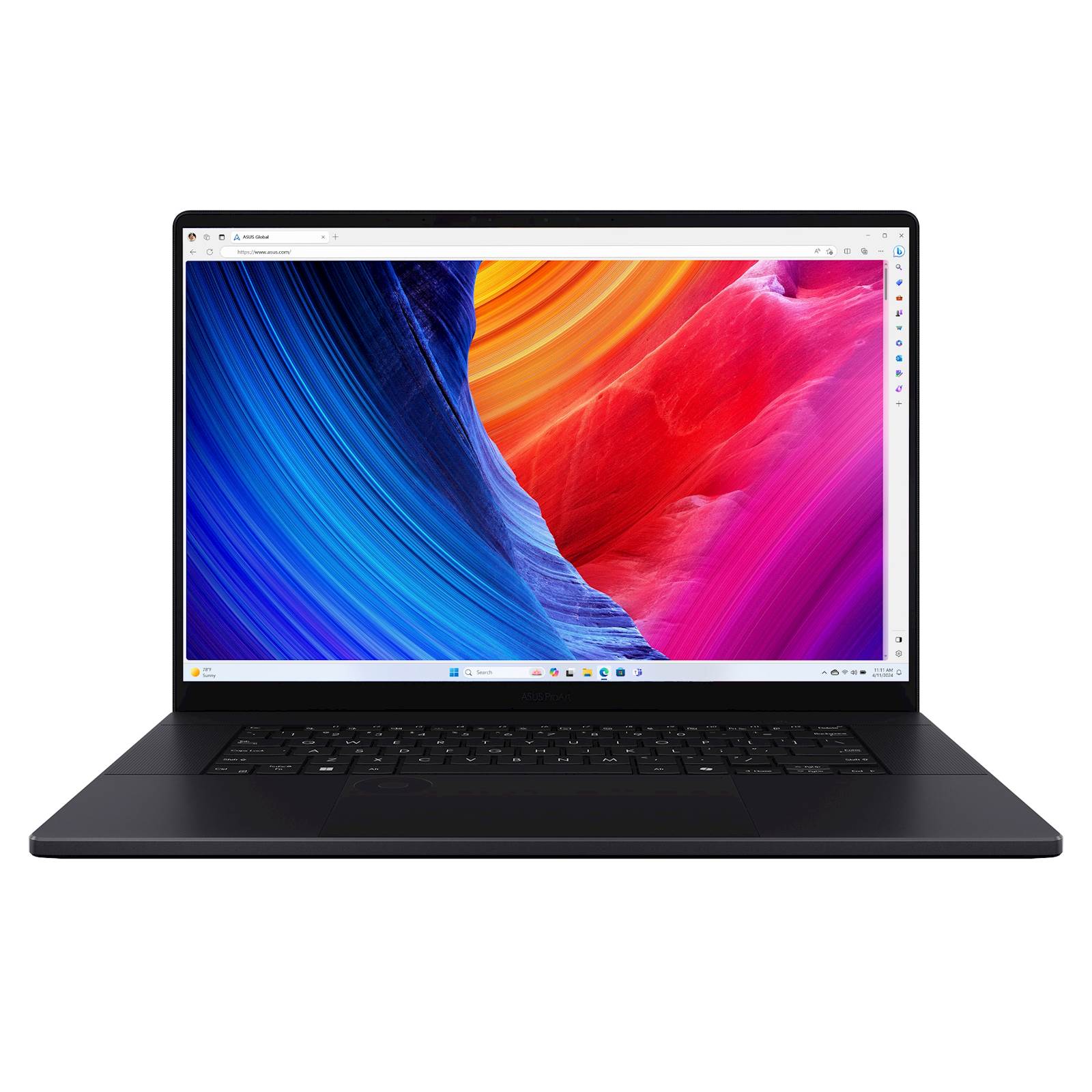 Laptop ASUS ProArt P16 4K OLED, H7606WP-ME011X, 40,6 cm (16,0") OLED 4K Touch, Ryzen AI 9 HX 370, 64 GB RAM, 2 TB SSD *2, Radeon 890M + RTX 5070, W11P