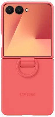 Silikonska maska s prstenom za Samsung Galaxy Z Flip7 crvena EF-PF766TREGWW