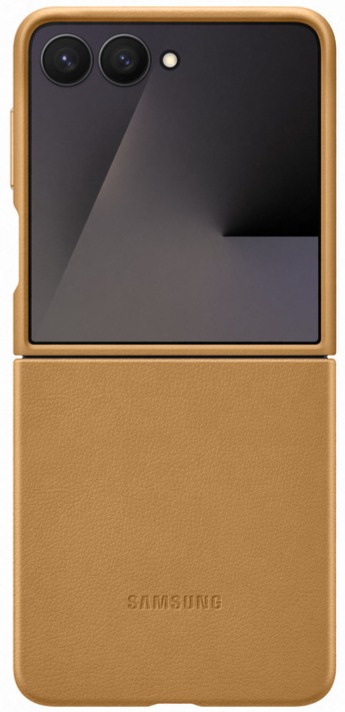 Kožna maska za Samsung Galaxy Z Flip7 smeđa EF-VF766PAEGWW