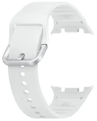 Dodatni silikonski sportski remen 20mm S/M za Samsung Galaxy Watch8 bijeli ET-SNL32SWEGEU