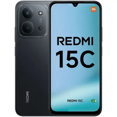 Mobitel Xiaomi Redmi 15C 4+256GB Black