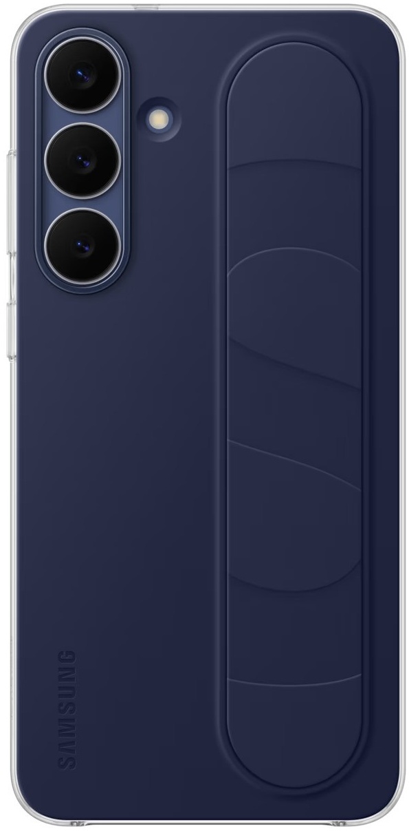 Silikonska maska s remenom za Samsung Galaxy S25 FE tamno plava EF-GS731CNEGWW