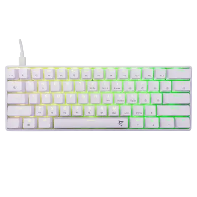 Tipkovnica WHITE SHARK GK-004231 Shinobi 2, bijela, mehanička, US layout, Brown Switch