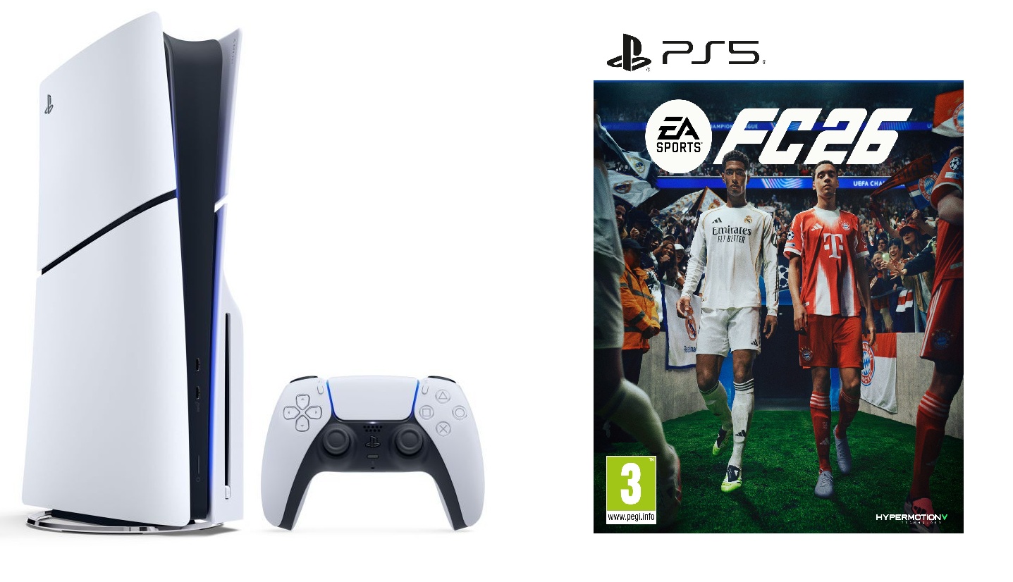 PlayStation 5 Slim E chassis + igra EA SPORTS FC 26 PS5