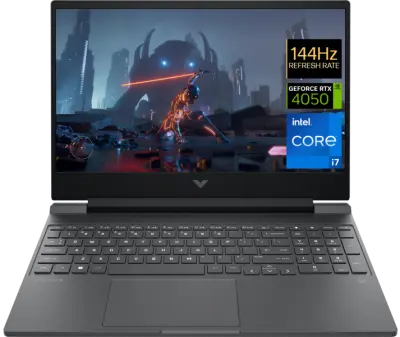 Laptop HP Victus 15-fa1015nm 15.6" (39.62cm), Core i7-13700H 16GB SSD 512GB NVIDIA GeForce RTX 4050 6GB 144Hz Silver