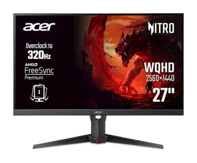 Monitor ACER XV270UF3BMIIPRX, UM.HX0EE.323, 68,58 cm (27") IPS QHD, 320Hz 16:9 250nits 0.5ms