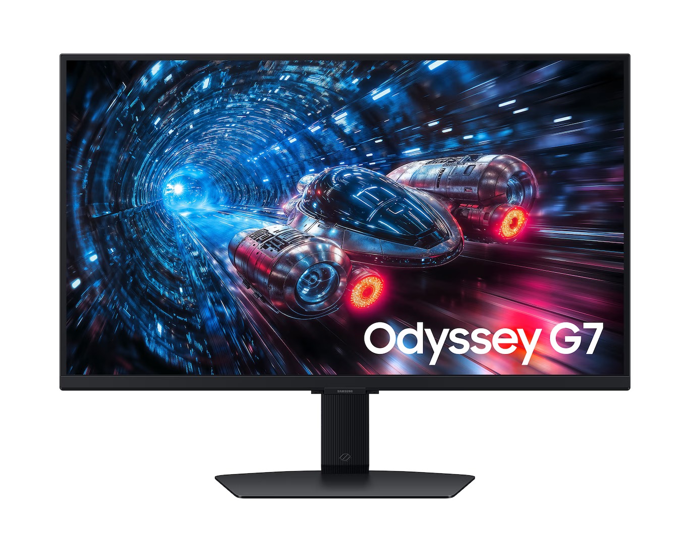 SAMSUNG 27" Odyssey G7 Gaming Monitor LS27FG702EUXEN, IPS 4K UHD, 180Hz/360Hz, 1ms, AMD FreeSync, nVidia G-Sync, DisplayPort, 2x HDMI, USB Hub, Pivot