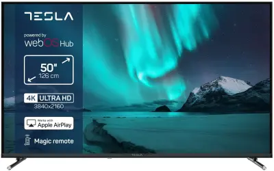 TV TESLA 50E655BUW, 126cm (50"), LED, 4K UHD Smart TV, webOS