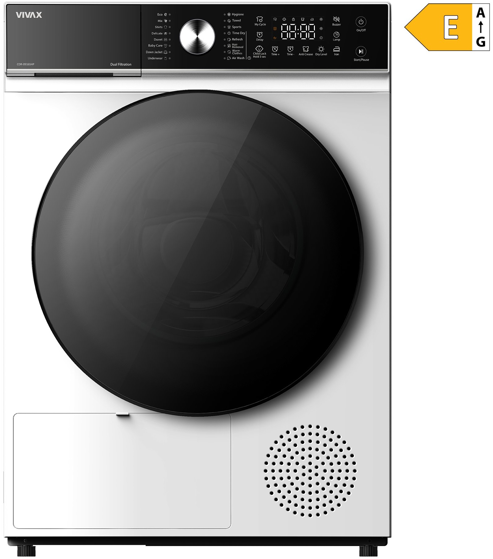 VIVAX HOME sušilica rublja CDR-0916SHP