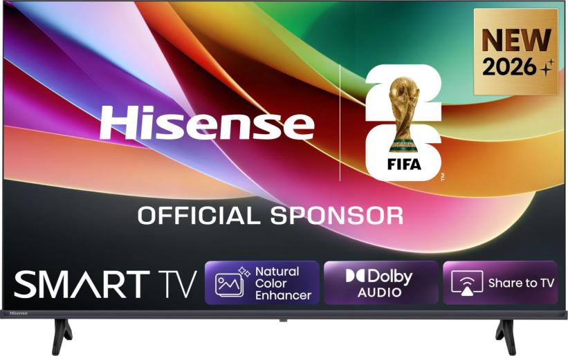 TV HISENSE 32A4S, 81.3cm (32"), DLED, HD Smart TV, VIDAA OS