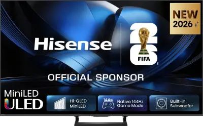 TV HISENSE 65U7SE, 165.1cm (65"), ULED Mini LED, 4k UHD Smart TV, VIDAA OS