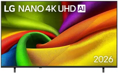 TV LG 75NU8E0B3LA, 190.5cm (75"), NanoCell, 4K Ultra HD, Smart TV