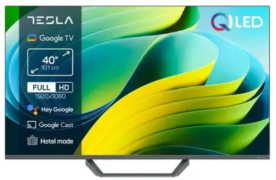 TV TESLA Q40E665GFS, 101.6cm (40"), QLED, FHD Smart TV, Google TV