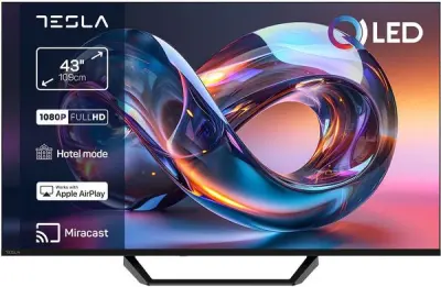 TESLA TV QLED Q43E665BFV, QLED FHD