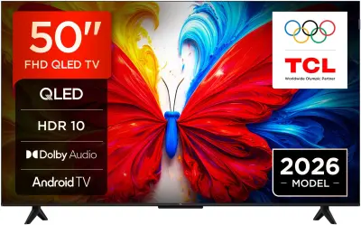 Televizor TCL 50S5L 2026, 127 cm (50"), FHD QLED, Android TV