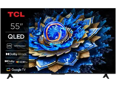 Televizor TCL 55T69C 2026, 139 cm (55"), QLED, Google TV
