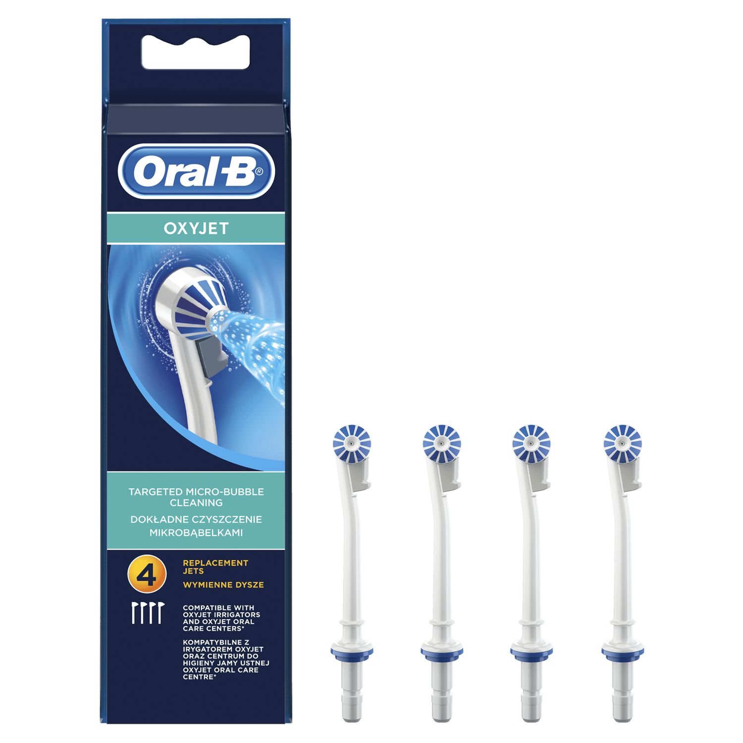Tuš za zube OralB nastavak OXYJET 4 - za MD20, AC4, AC6