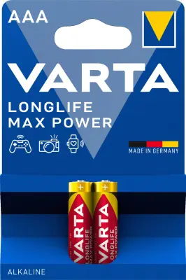 Baterije Varta Max Power LR03, AAA, 1,5V 2/1