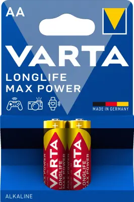 Baterije Varta Max Power LR06, AA, 1,5V 2/1