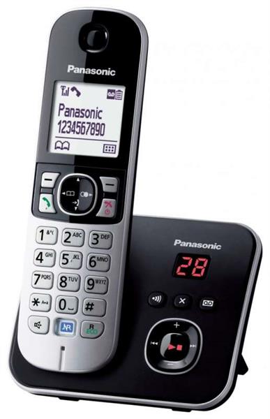 Telefon Panasonic KX-TG6821FXB crni, sekretarica