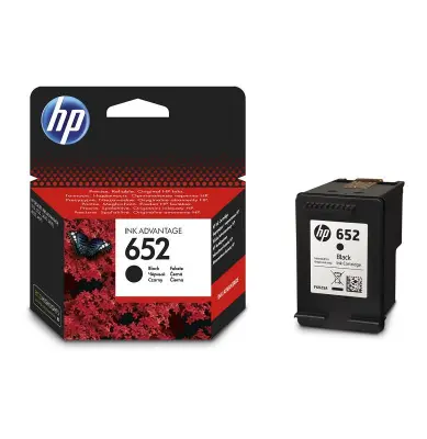 Tinta HP 652 Black Original Ink Advantage Cartridge, F6V25AE