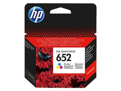 Tinta HP 652 Tri-Colour Original Ink Advantage Cartridge, F6V24AE