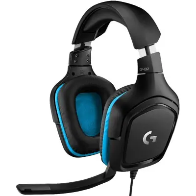 Slušalice Logitech G432, 7.1 gaming, žičane, crno-plave