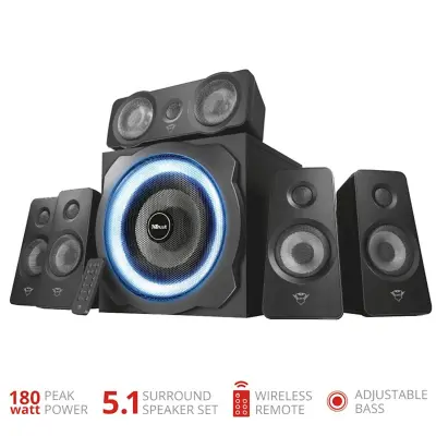 Zvučnici Trust GXT 658 Tytan 5.1, RMS 90w