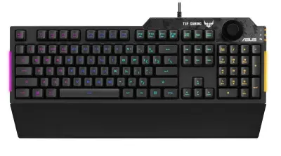 Tipkovnica Asus TUF Gaming K1, Membrane, US loc