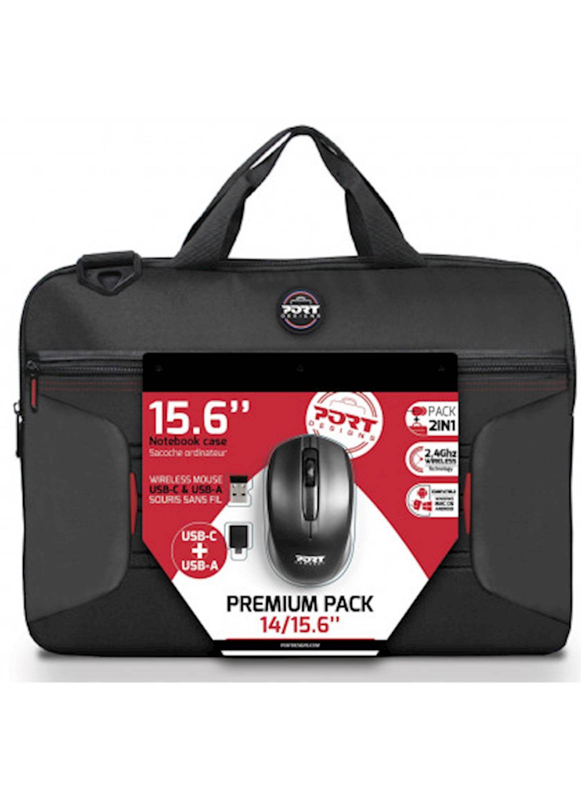 Port torba Premium Pack 15.6", crn