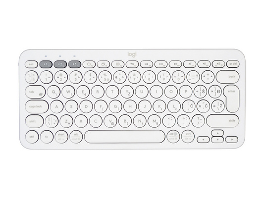 Tipkovnica Logitech K380, bežična, bijela
