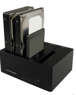 LC-Power LC-DOCK-U3-4BHDD docking station2,5"/3,5" SATA HDDs/SSDs