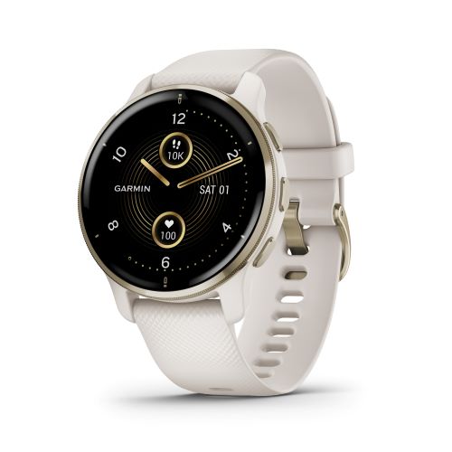 Pametni sat Garmin Venu 2 Plus Ivory Cream Gold