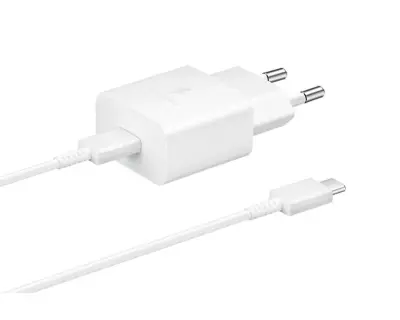 Punjač Samsung T1510 15W Fast Charge USB-C bijeli odvojivi kabel EP-T1510XWEGEU