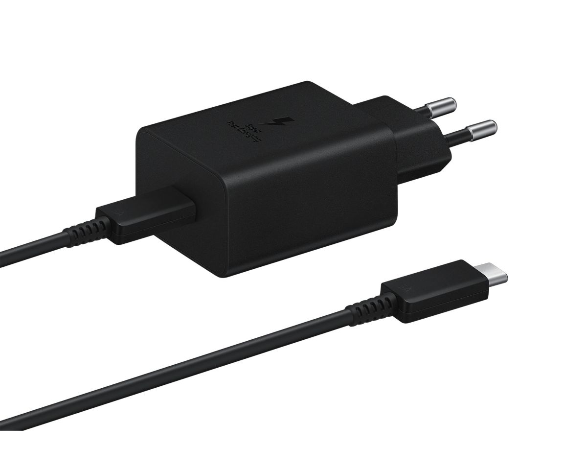 Punjač Samsung T4510 45W Fast Charge USB-C crni odvojivi kabel EP-T4510XBEGEU