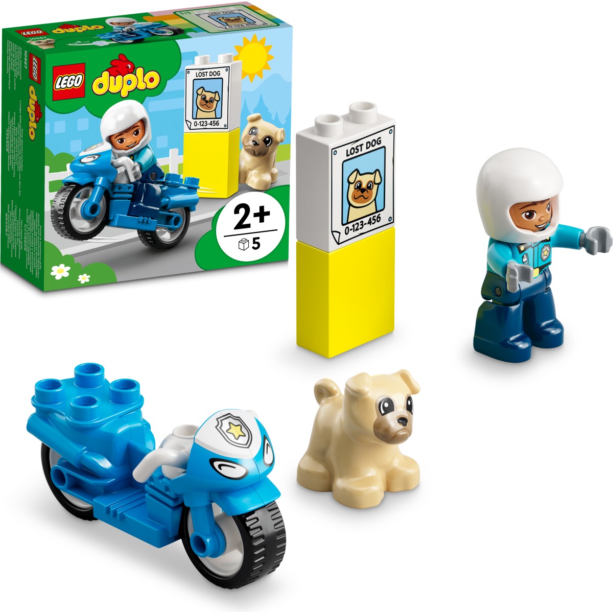 LEGO Duplo Town Policijski motocikl 10967