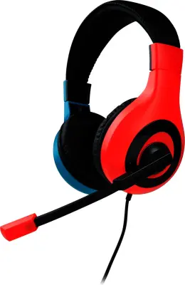 Bigben Stereo gaming slusalice 40mm speakers, 120cm kabel, 3.5mm jack crveno/plave