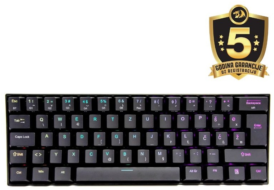 Tipkovnica REDRAGON DRACONIC K530 RGB MECHANICAL SLO/CRO LAYOUT