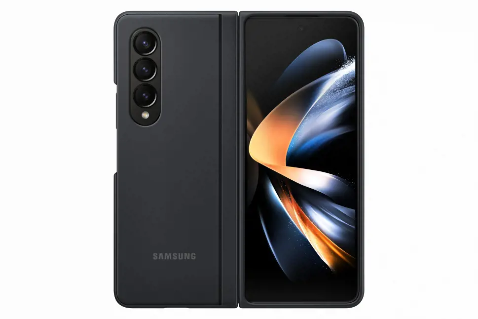 Stojeća tanka maska za Samsung Galaxy Z Fold4 crna EF-MF936CBEGWW