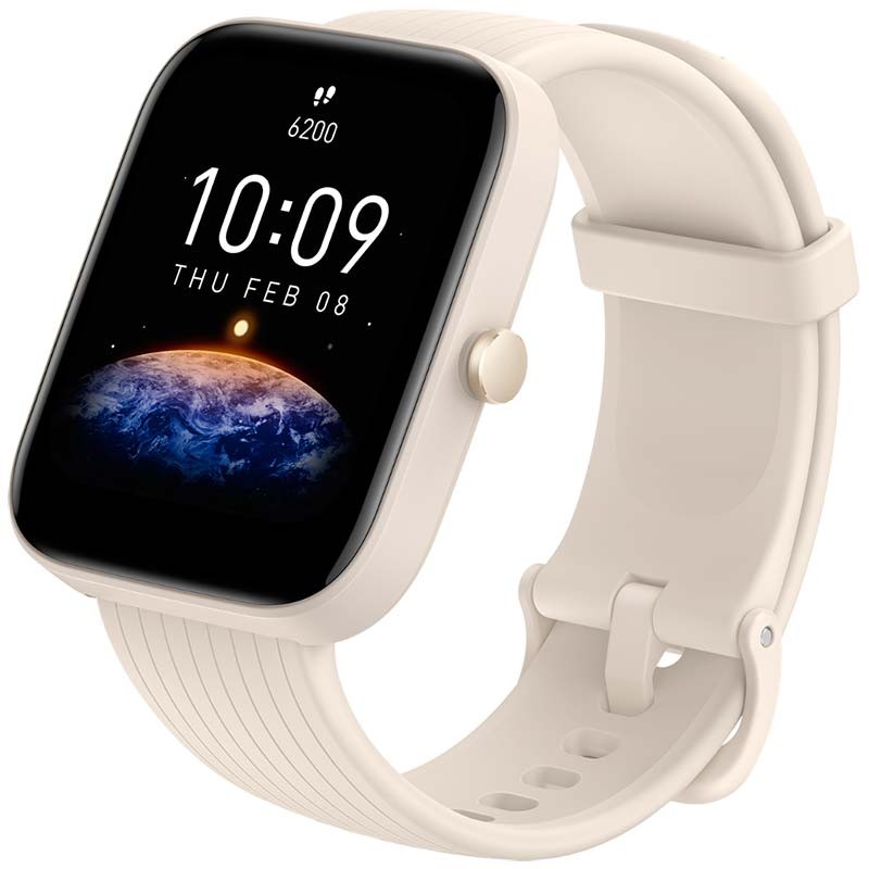 Pametni sat Amazfit BIP 3 PRO Cream 1.69", 5 ATM