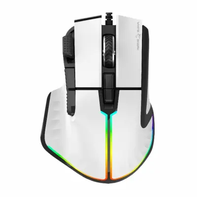 Miš WHITE SHARK MARROK, GM-9006, bijeli, RGB, 12.000 dpi