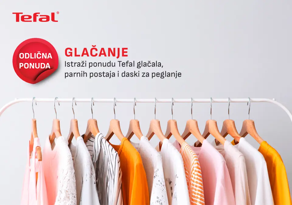 Odlična ponuda Tefal glačala i parnih postaja