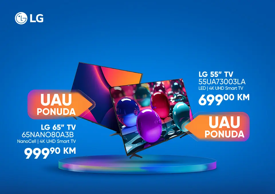 Istraži svijet LG televizora