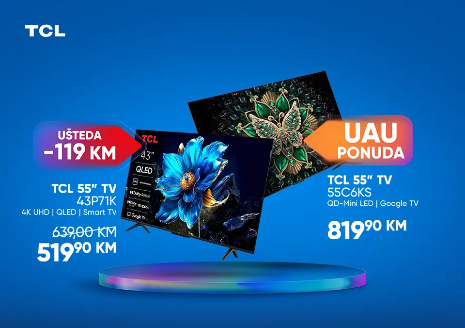 Doživi više uz TCL televizore