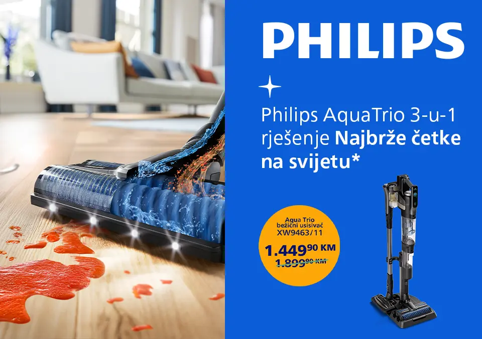Čisti sve vrste prljavštine u jednom potezu